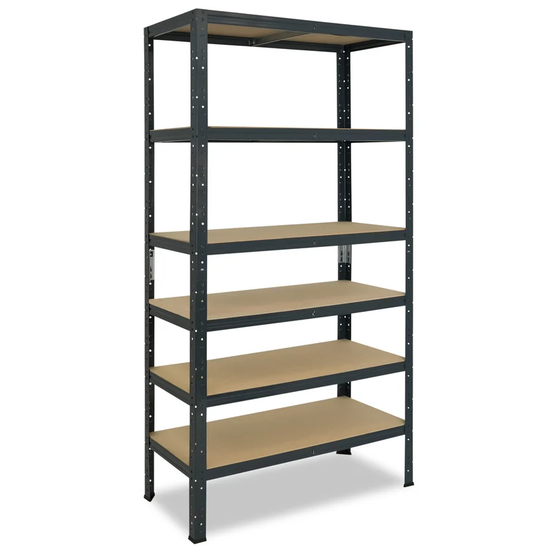 shelfplaza HOME Schwerlastregal 230x60x50 cm anthrazit mit 6 Böden