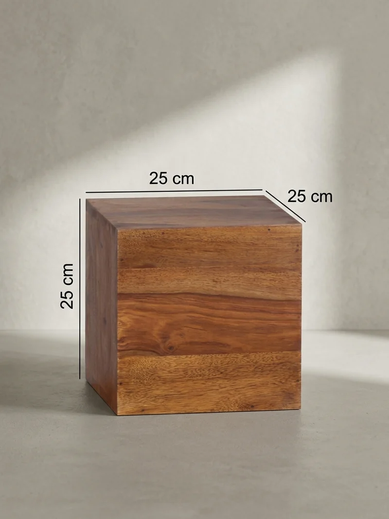 Wandregal Massivholz Modern Stil 4er Set Cubes Design verschiedene Größen