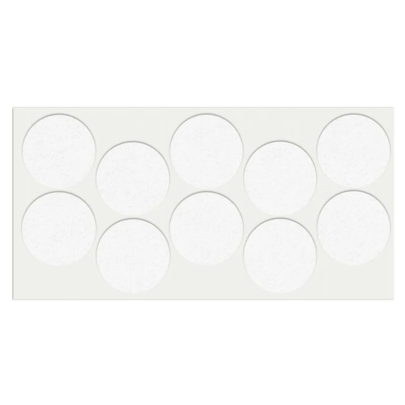 Selbstklebendes Filzpad Ø45mm Weiß