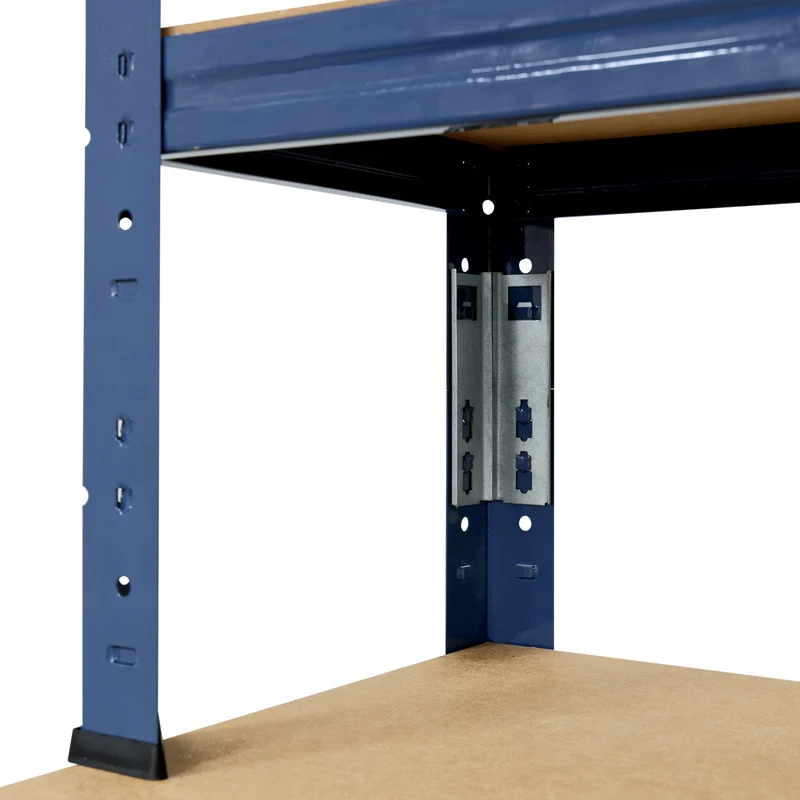 shelfplaza HOME Werkbank Regal 190x80x60 cm mit 6 Böden blau