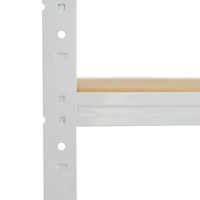 shelfplaza OFFICE Werkbank Regal 190x100x60 cm mit 6 Böden lichtgrau