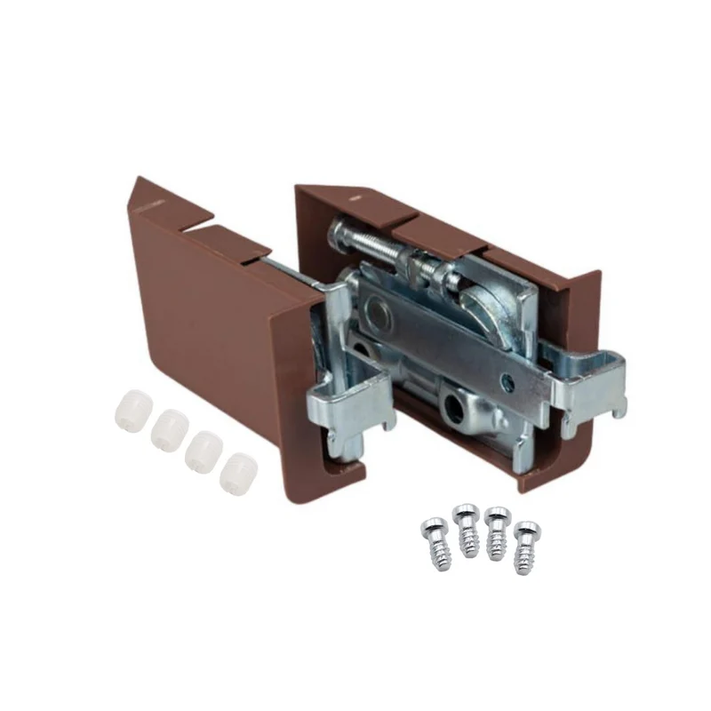 Verstellbare Schrankhalterung L+R - 3D Premium - Braun