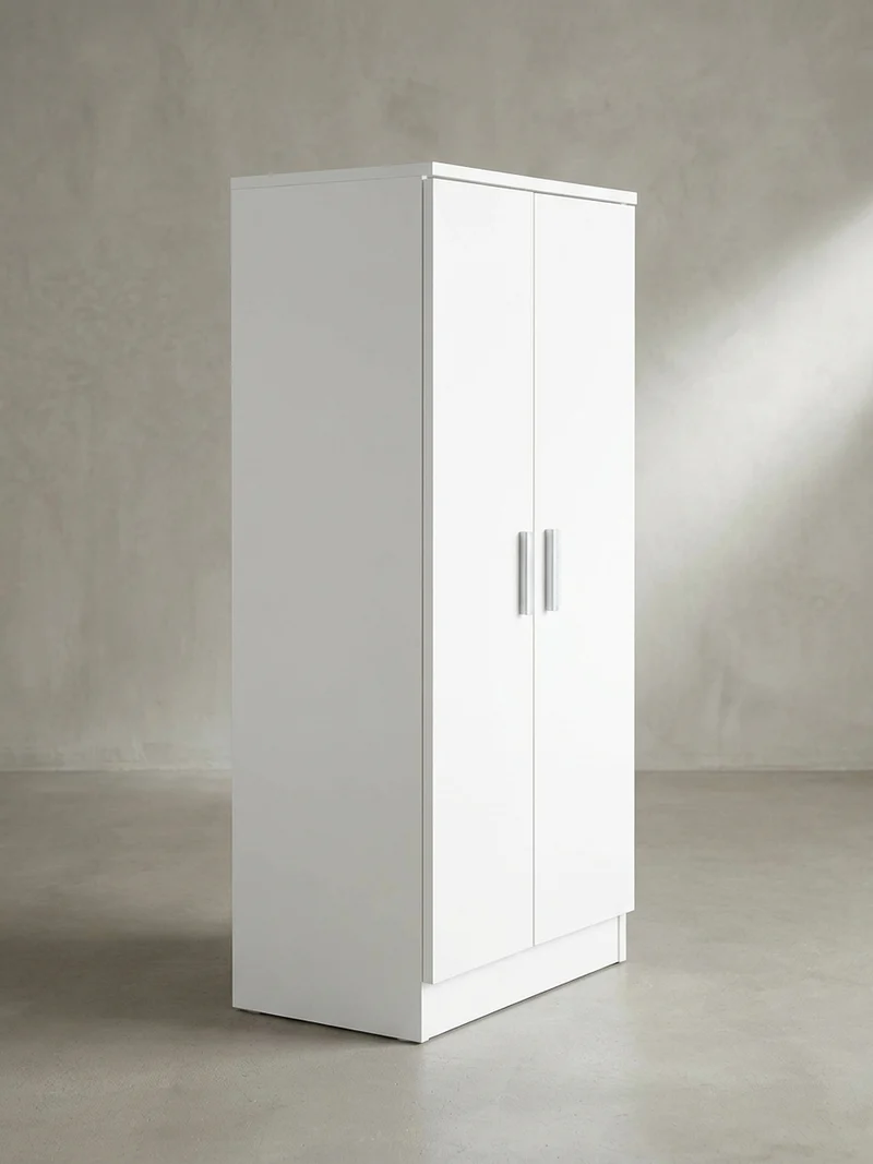 Schuhschrank – Weiß, für ca. 14 Paar Schuhe, 2 Türen, 2 Schubladen