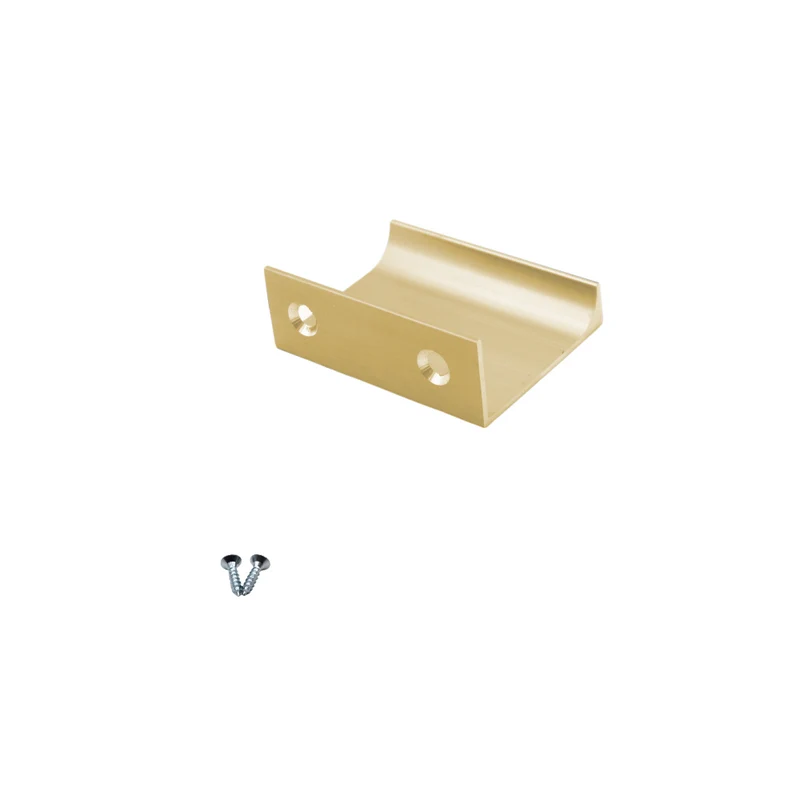 Griffleiste Kantengriff 32mm (52mm Gesamtlänge) - Gold