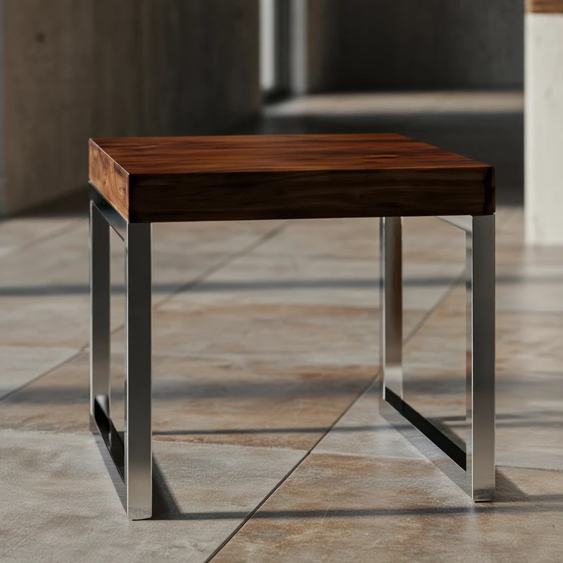 Couchtisch Massivholz Metallgestell Pflegeleicht