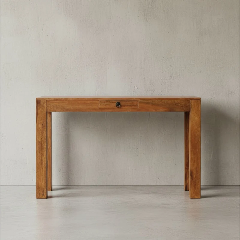 Konsolentisch Akazienholz Schublade Landhausstil
