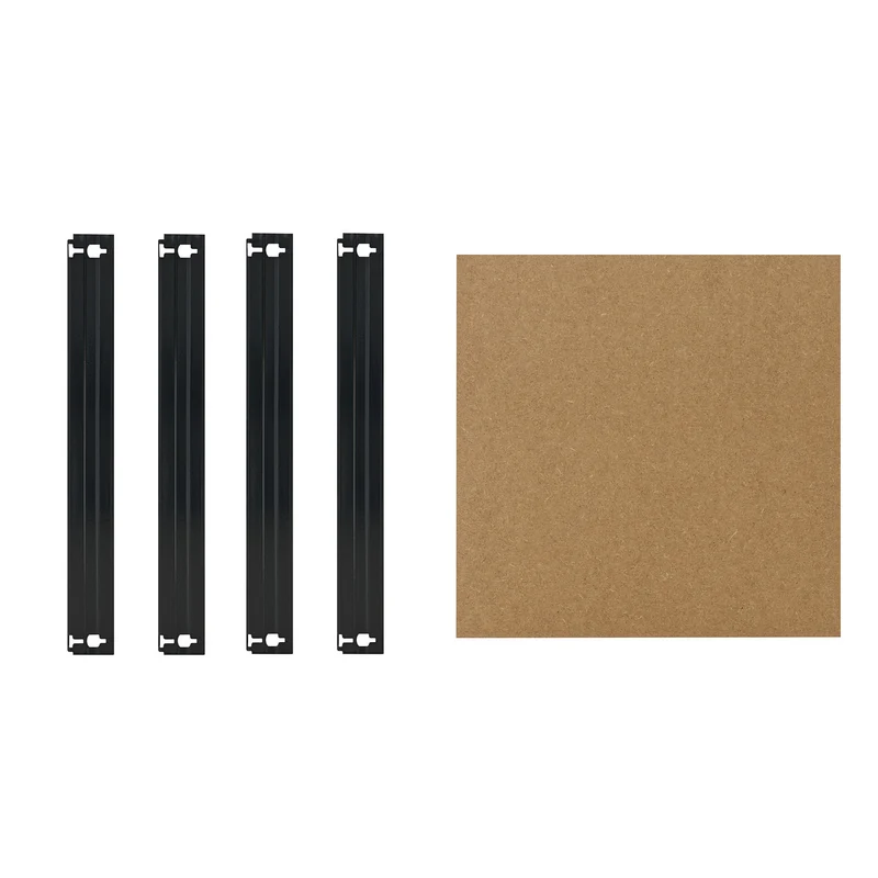 shelfplaza BLACK Fachboden-Set 45x45 cm schwarz