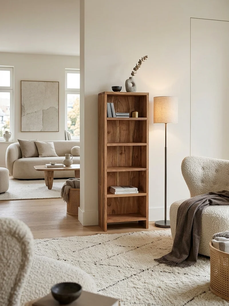 CD-Regal Massivholz Pflegeleicht 90cm