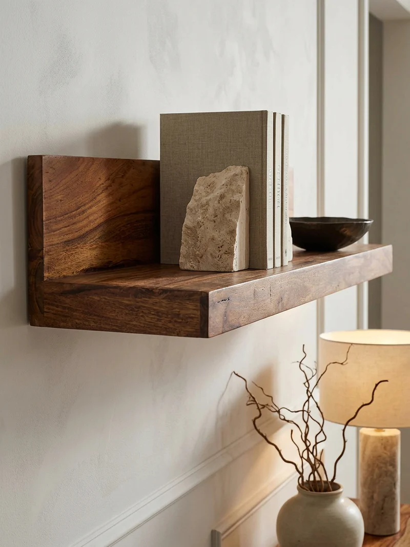Wandregal Massivholz Flexibles Design Landhausstil
