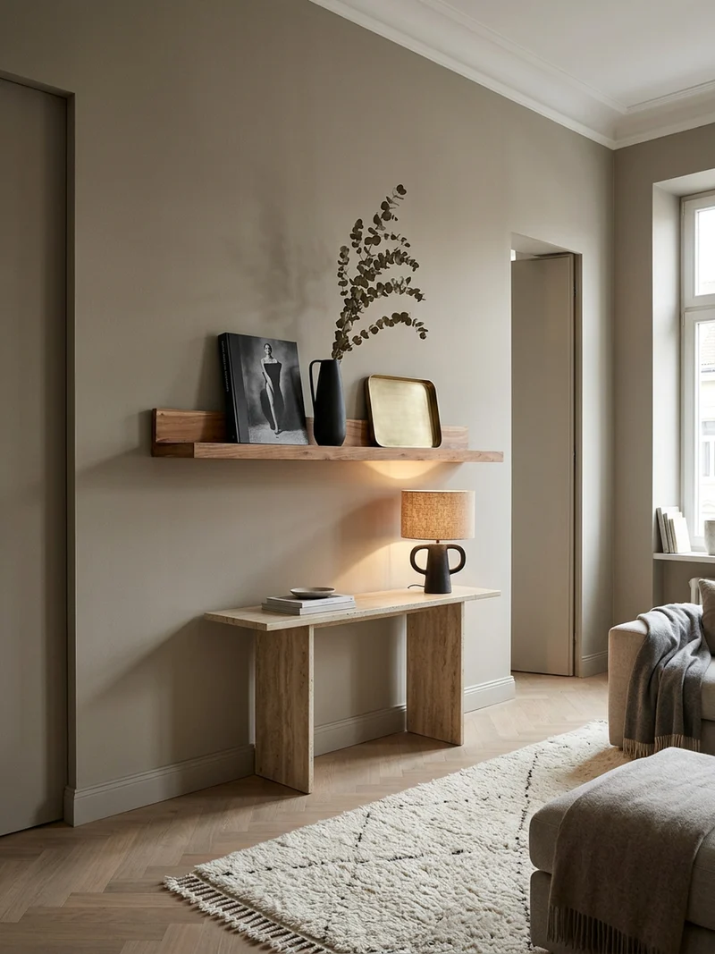 Wandregal Massivholz Flexibles Design Landhausstil