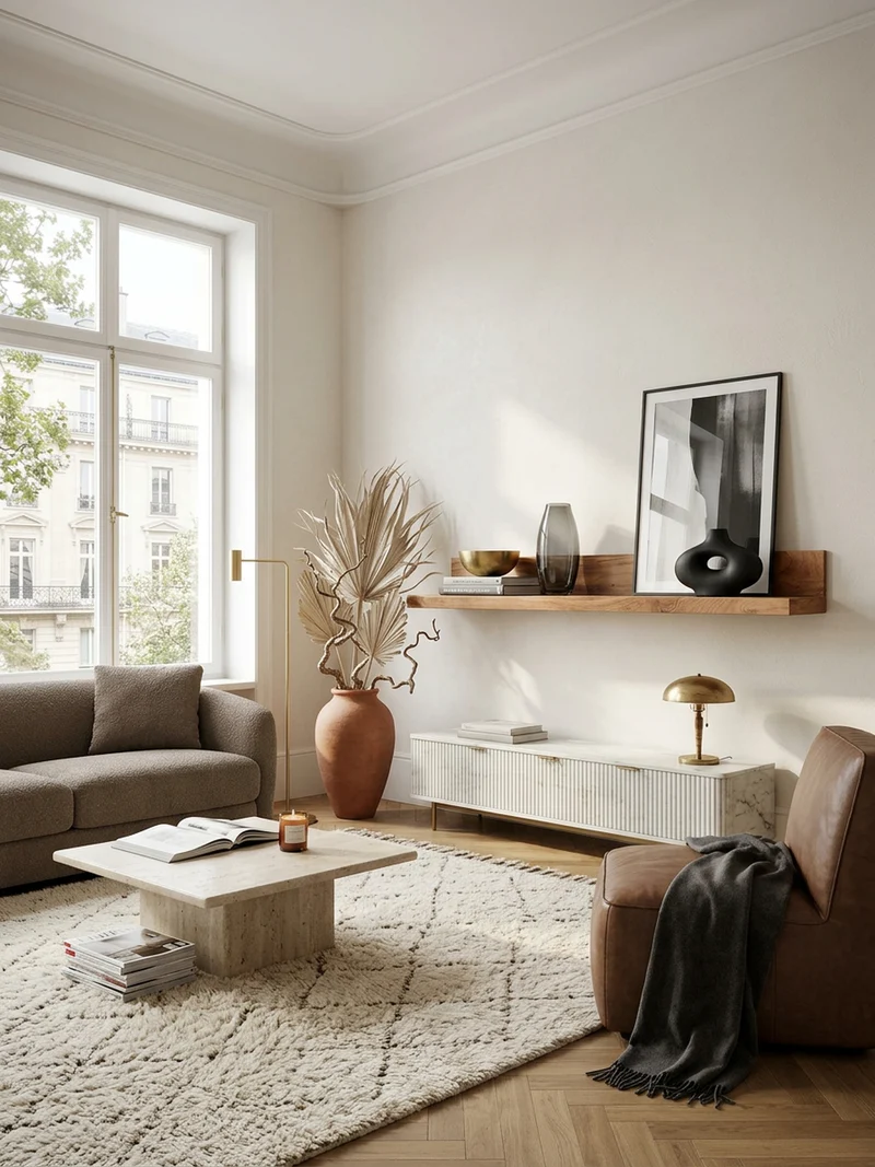 Wandregal Massivholz Flexibles Design Landhausstil