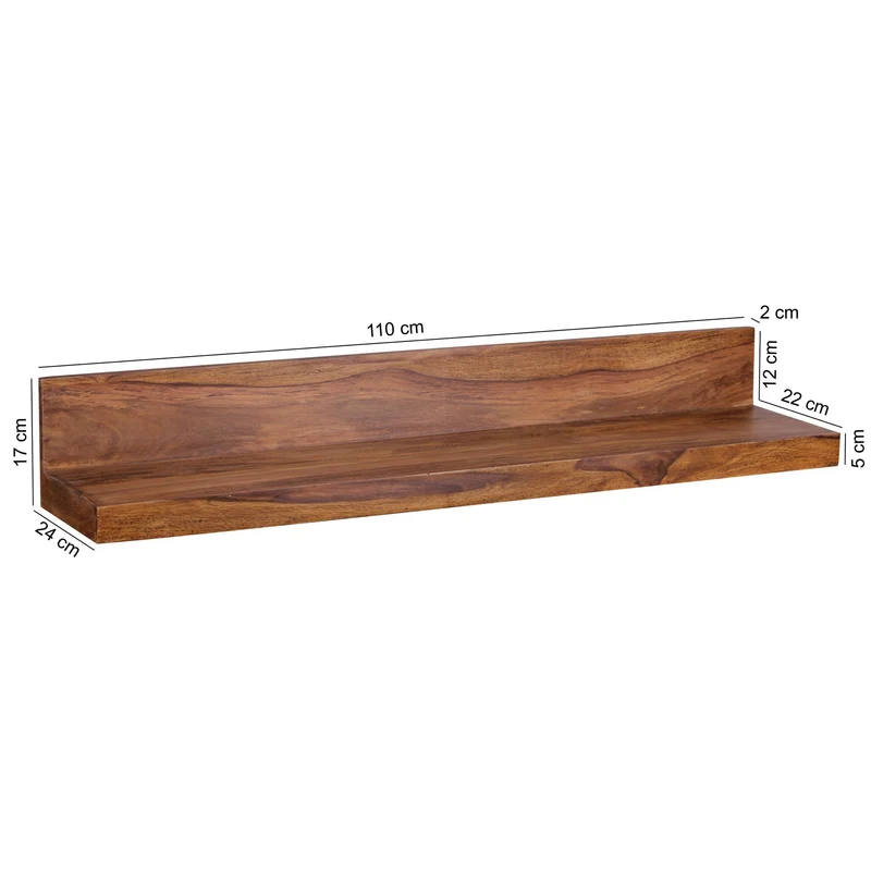 Wandregal Massivholz Flexibles Design Landhausstil