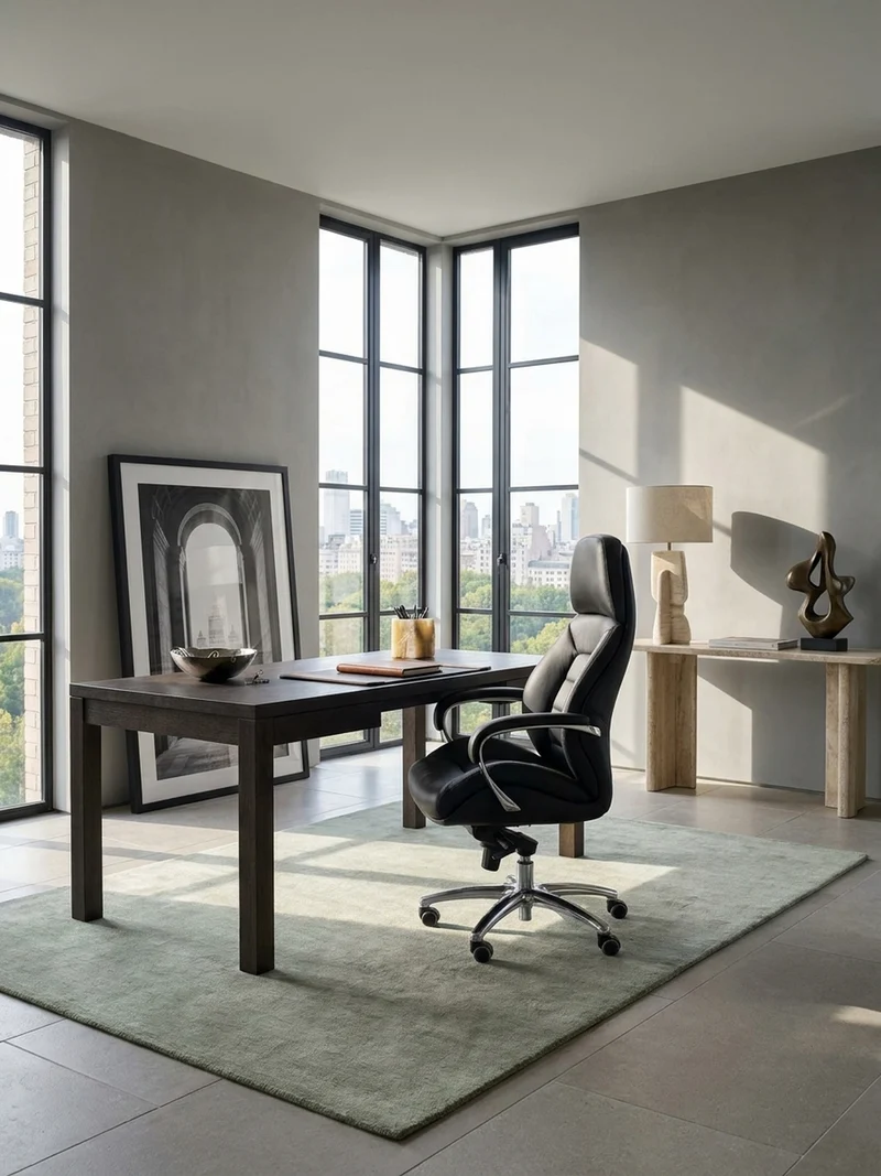 Chefsessel Leder mit Multiblockwippmechanik bis 120 kg