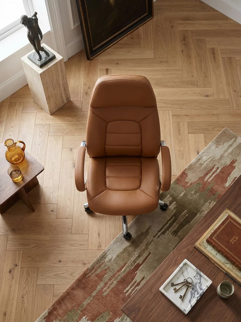 Chefsessel Leder mit Multiblockwippmechanik bis 120 kg