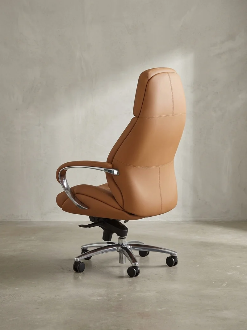 Chefsessel Leder mit Multiblockwippmechanik bis 120 kg