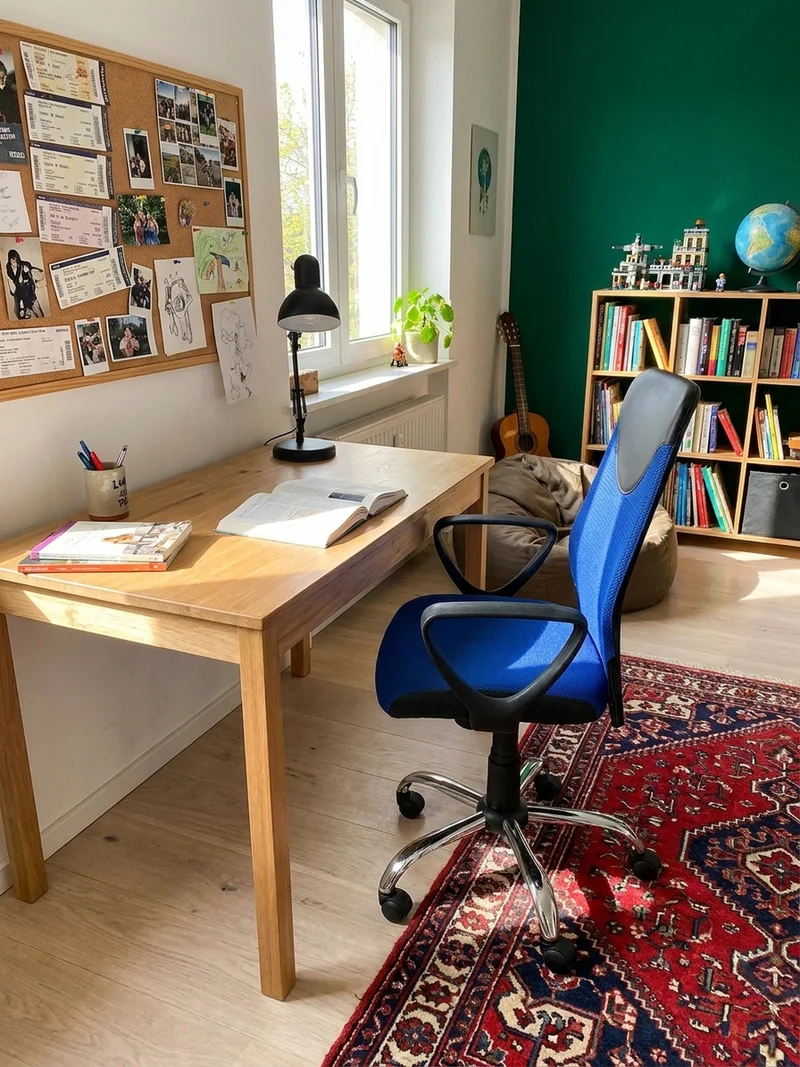 Jugenddrehstuhl Nylon Ergonomisch Höhenverstellbar