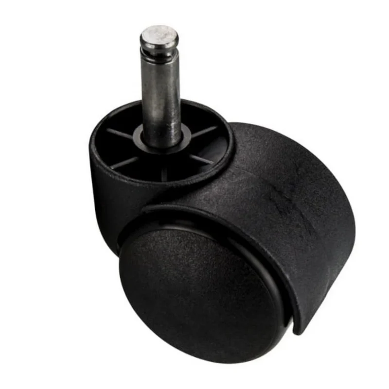 Möbelschwenkrad aus Kunststoff mit Befestigungsstift 10mm - Ø50mm
