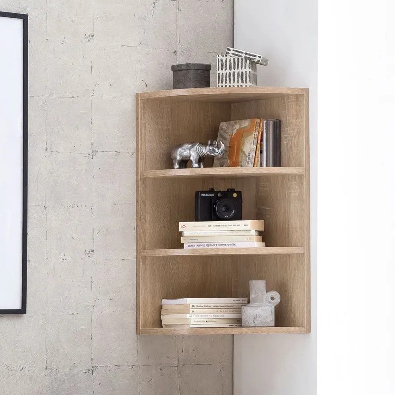 Eckregal MDF Runder Front Modern