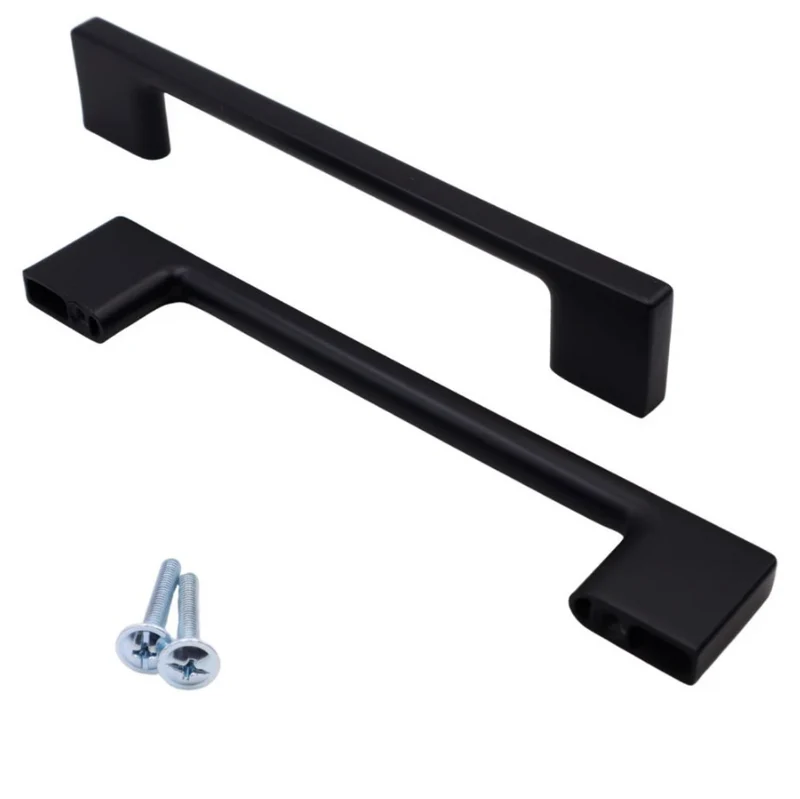 TECHNO Möbelgriff 160mm - Mattschwarz