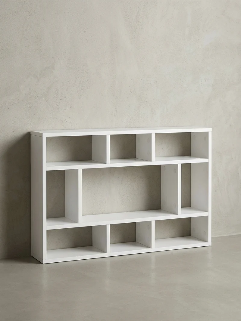 Wandregal Spanplatte 9 Fächer Modern