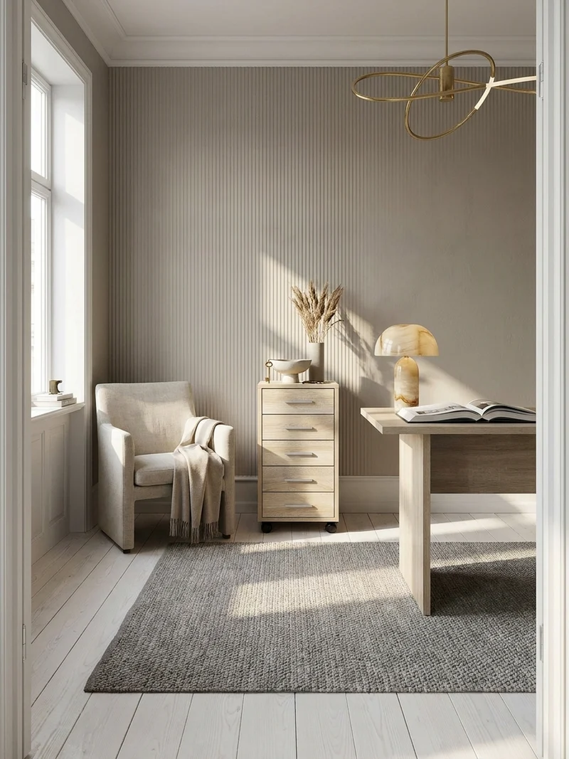 Schubladenschrank Holz 5 Schubladen Mit Rollen