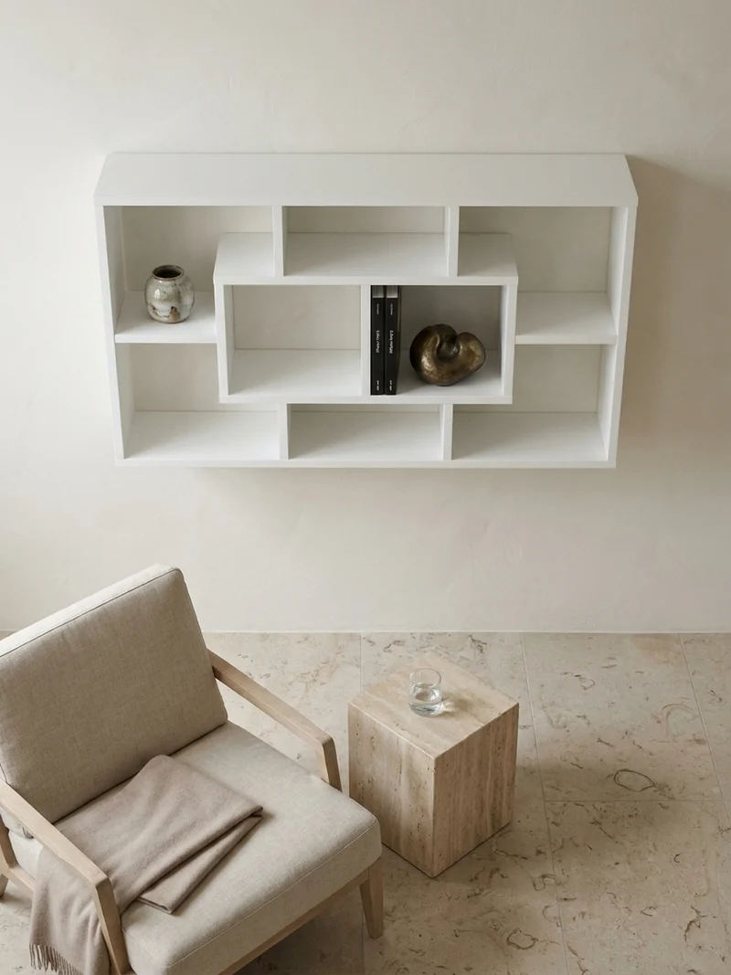 Wandregal MDF Melaminbeschichtet Modern