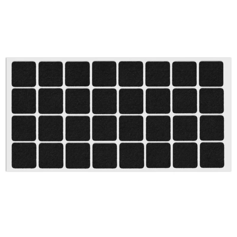 Selbstklebendes Filzpad 25x25mm