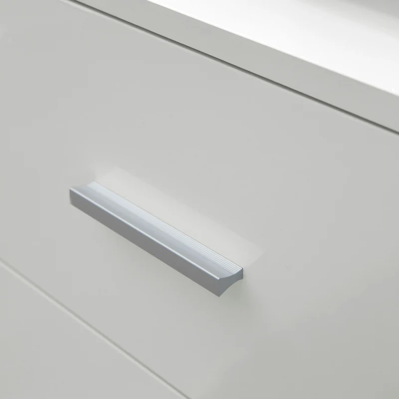 Badschrank Weiß 60x65,5x33 cm mit großem Stauraum in matter Ausführung