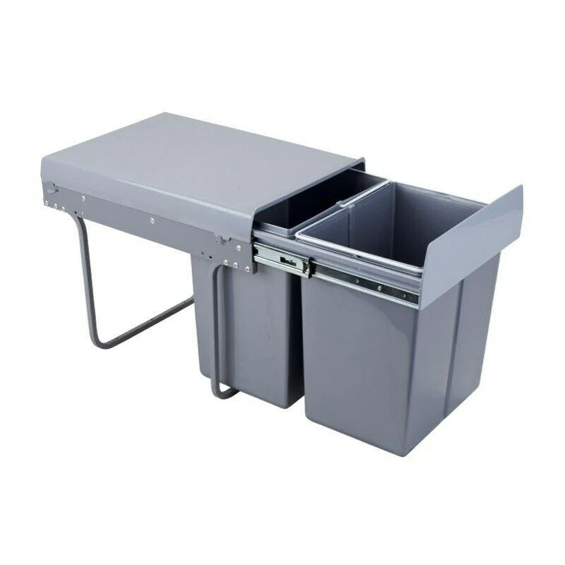 Mülleimer Mülltrennung - 2x20L - 40cm Küchenschrank