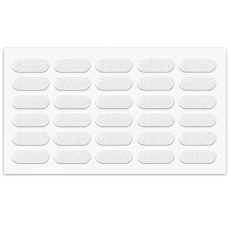 Selbstklebender Elastikpuffer 8x22mm - Weiß