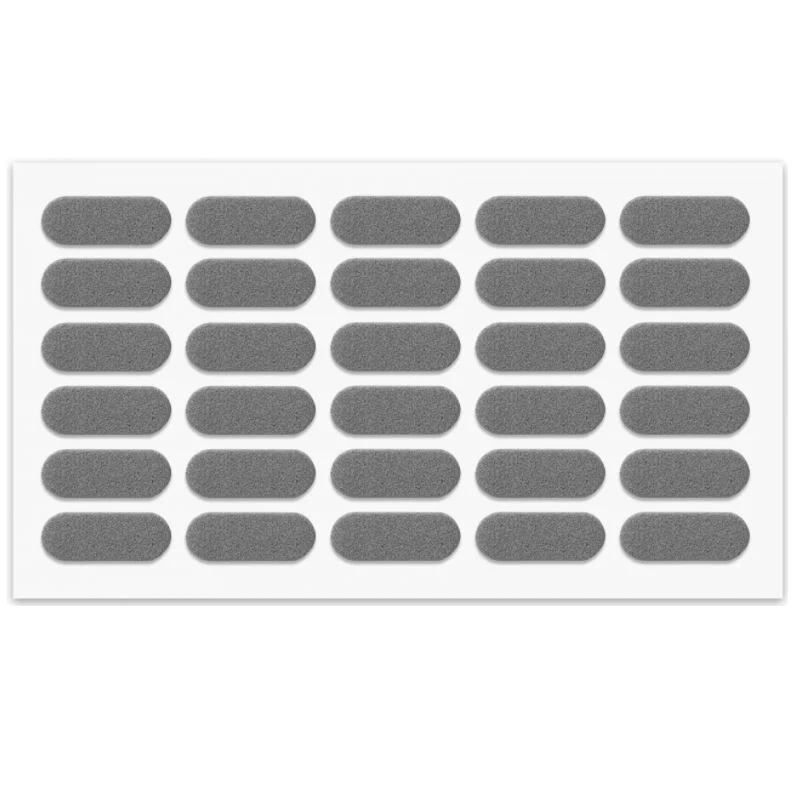 Selbstklebender Elastikpuffer 8x22mm - Grau