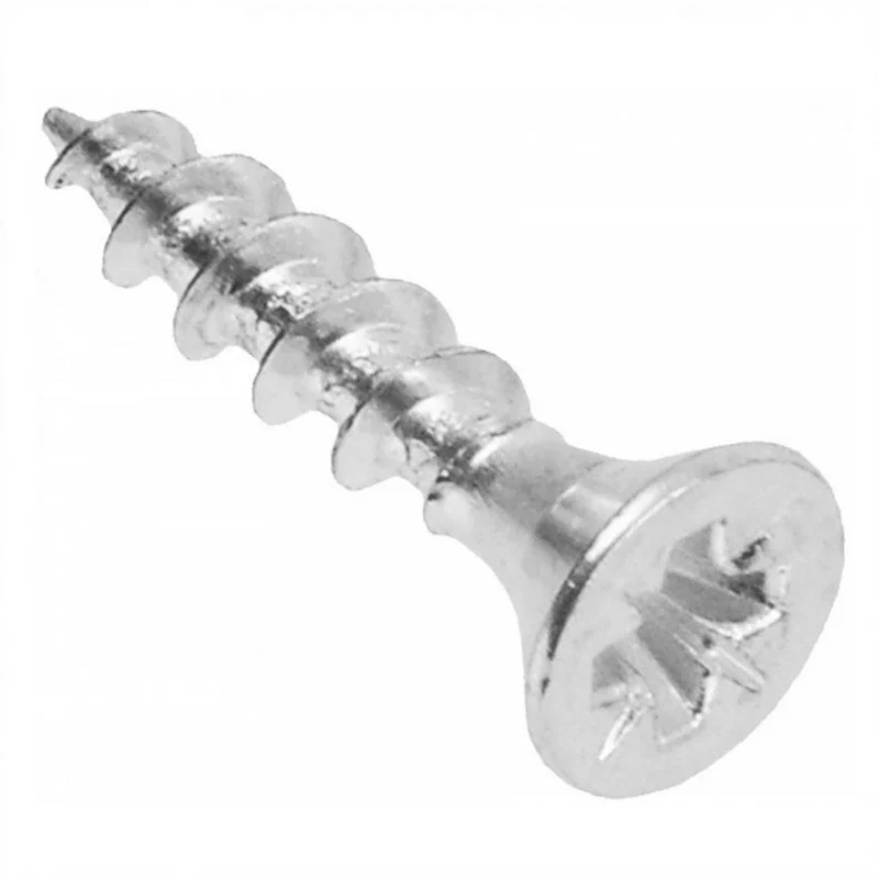 Holzschrauben PZ2 3.5x16mm Weißer Zink (1000 stk.)
