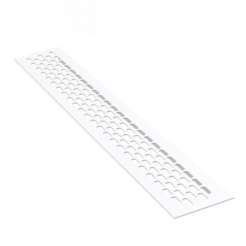 Aluminium-Lüftungsgitter für Küchenarbeitsplatten / Sockel, 480x80mm