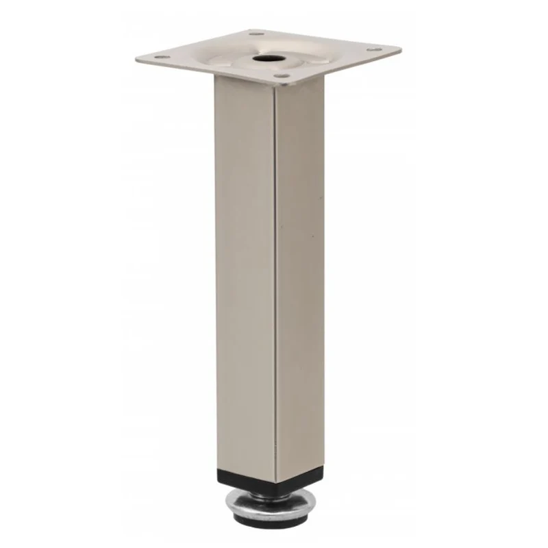 Möbelfüße Quadratisch 25x25mm - 150mm Satin