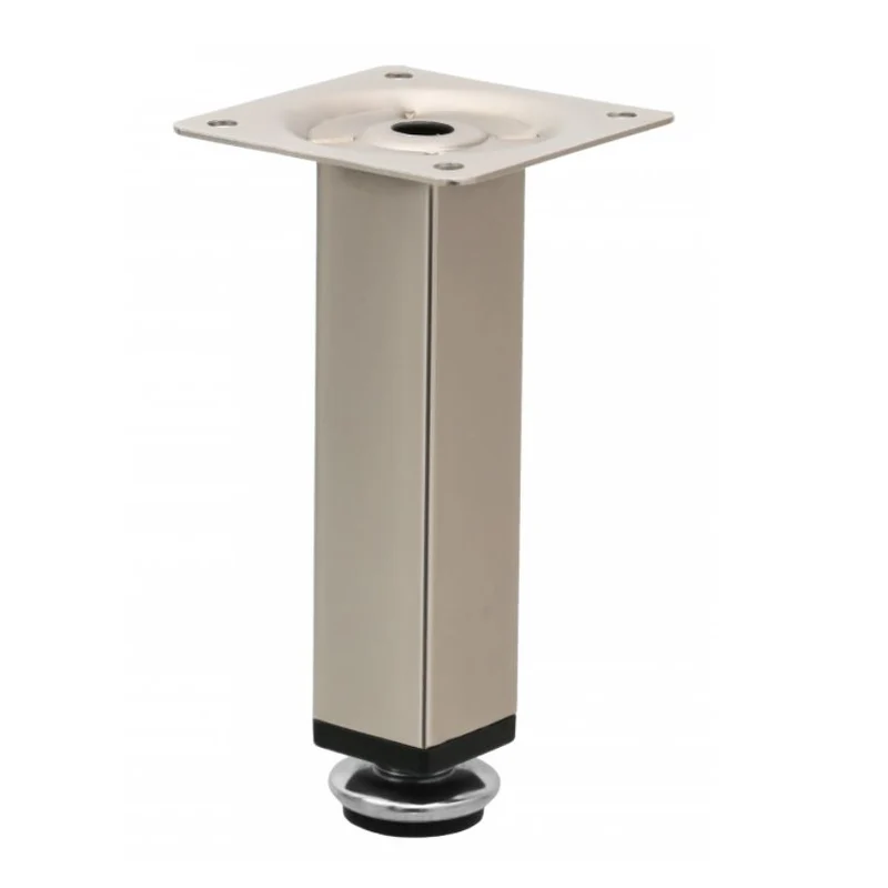 Möbelfüße Quadratisch 25x25mm - 120mm Satin