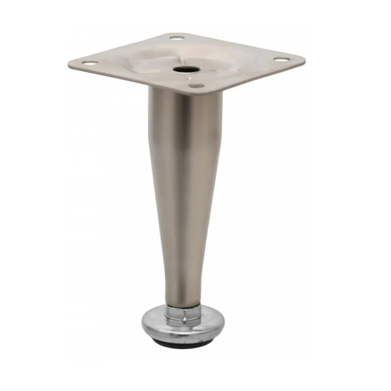 Möbelfüße Verstellbar Kegelförmig 100mm - Satin