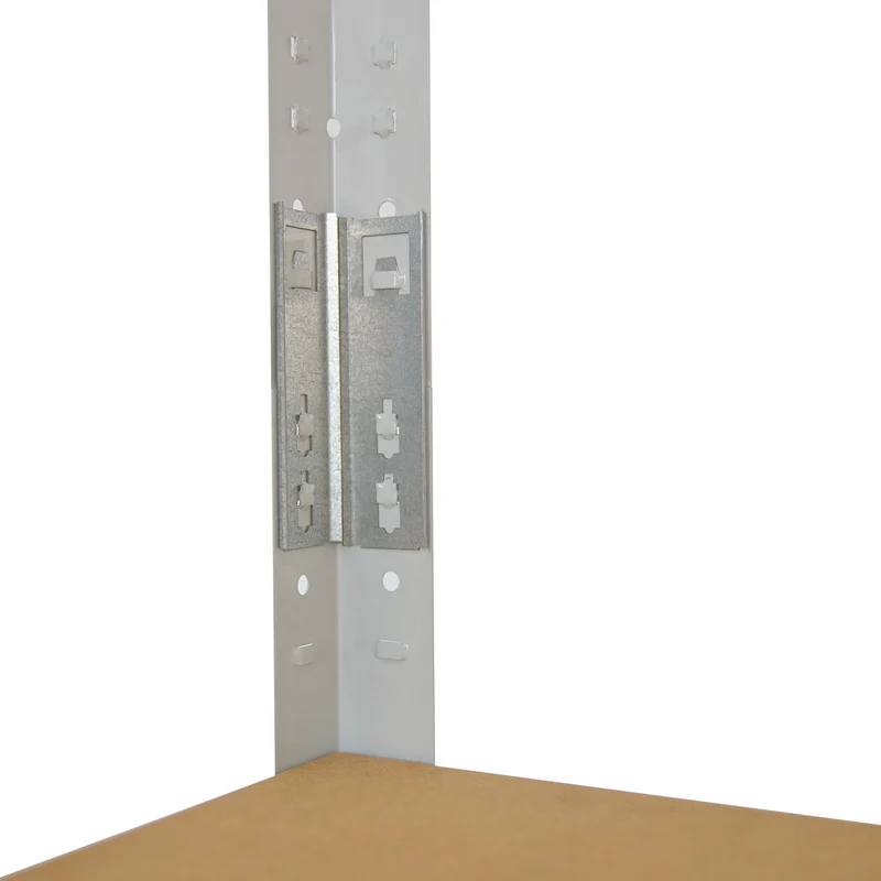 shelfplaza OFFICE Schwerlastregal 180x75x30 cm lichtgrau mit 5 Böden