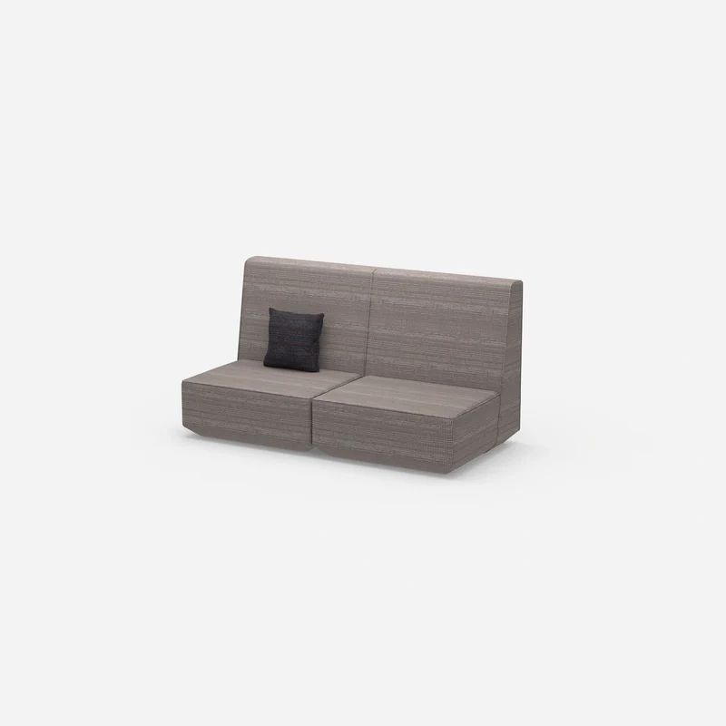 2er Sofa mit hoher Rückenlehne