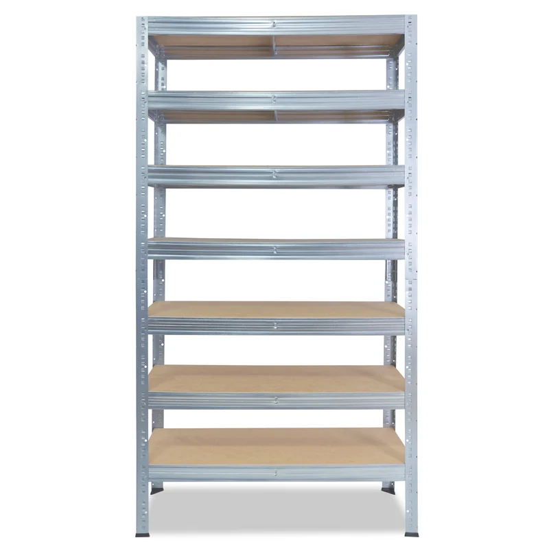 shelfplaza PRO Schwerlastregal 200x90x30 cm verzinkt mit 7 Böden