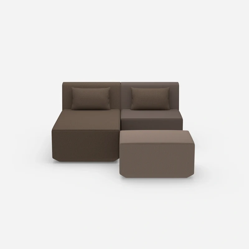 Zweisitzer modulares Sofa mit Funktion