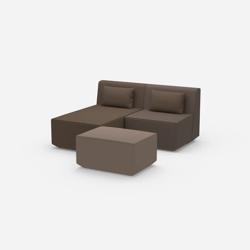 Zweisitzer modulares Sofa mit Funktion