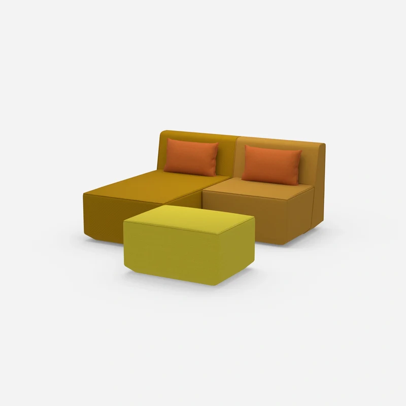 Zweisitzer modulares Sofa mit Funktion