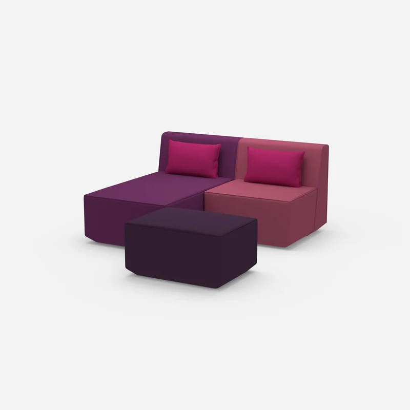 Zweisitzer modulares Sofa mit Funktion
