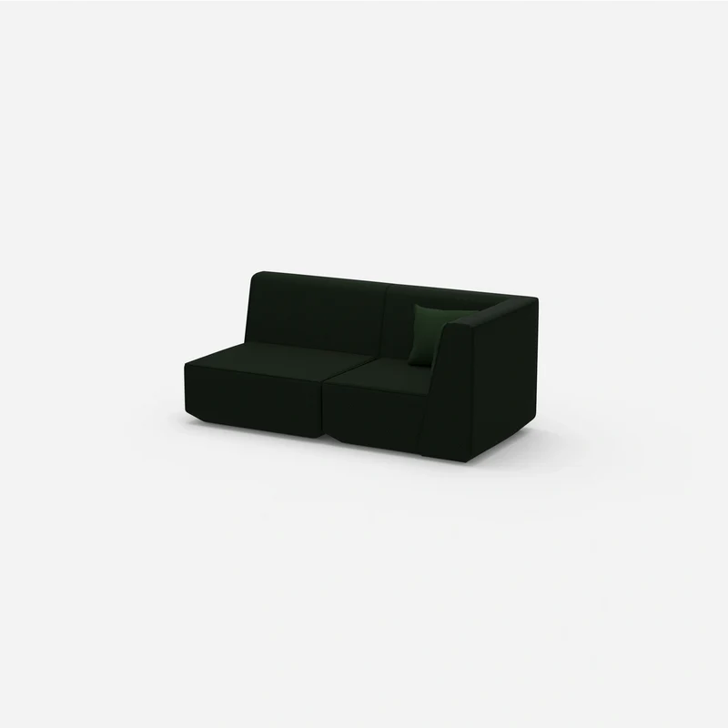 2 Sitzer Sofa grün