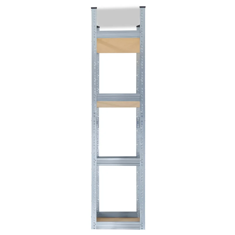 shelfplaza PRO Schwerlastregal 180x30x30 cm verzinkt mit 4 Böden