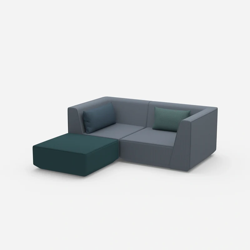 Ecksofa tief
