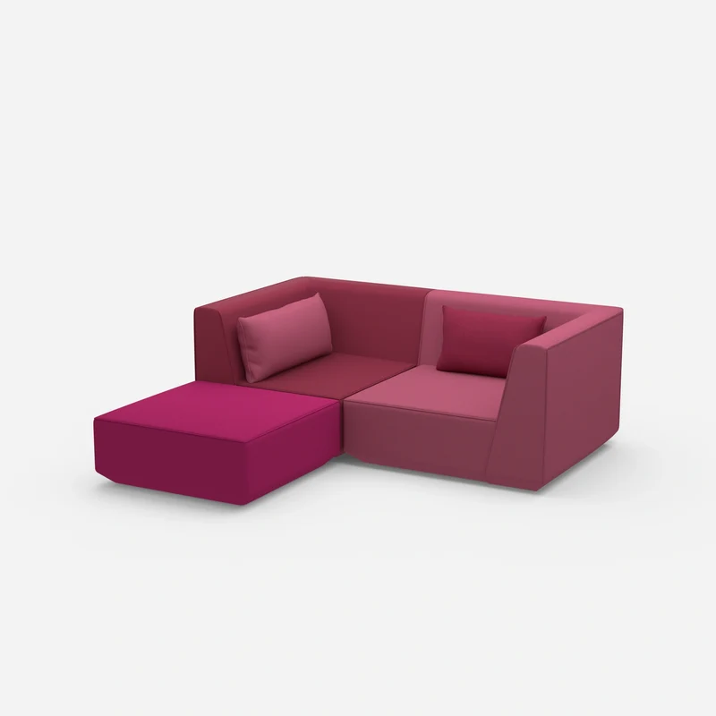 Ecksofa tief
