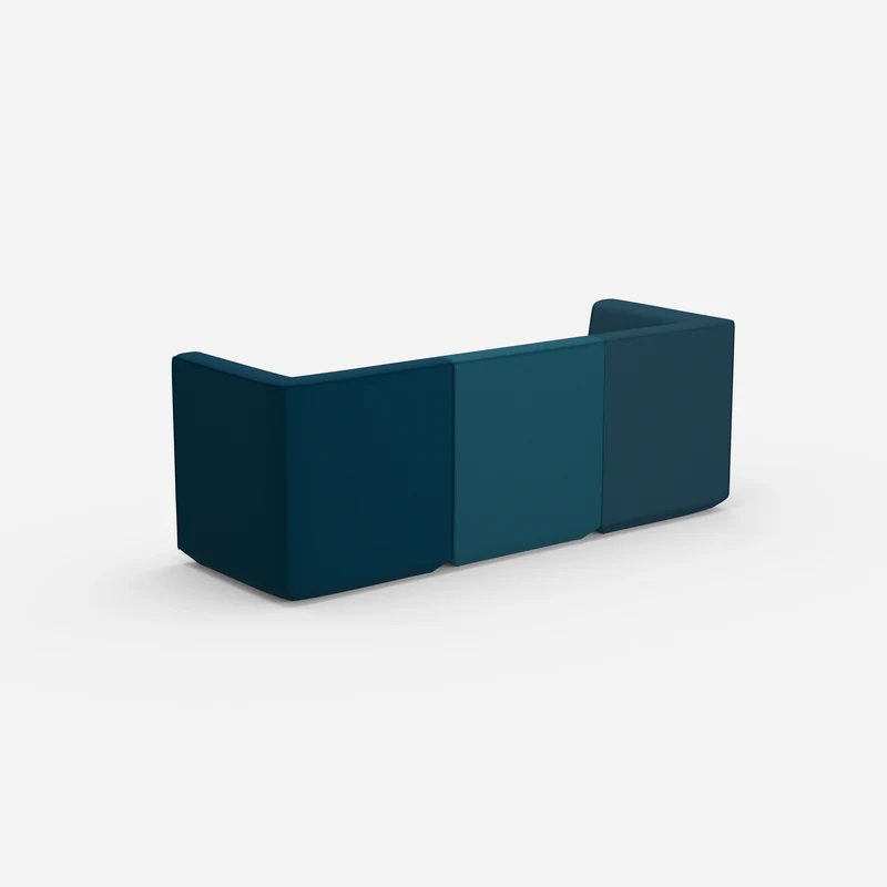 Sofa blau für 3 Personen