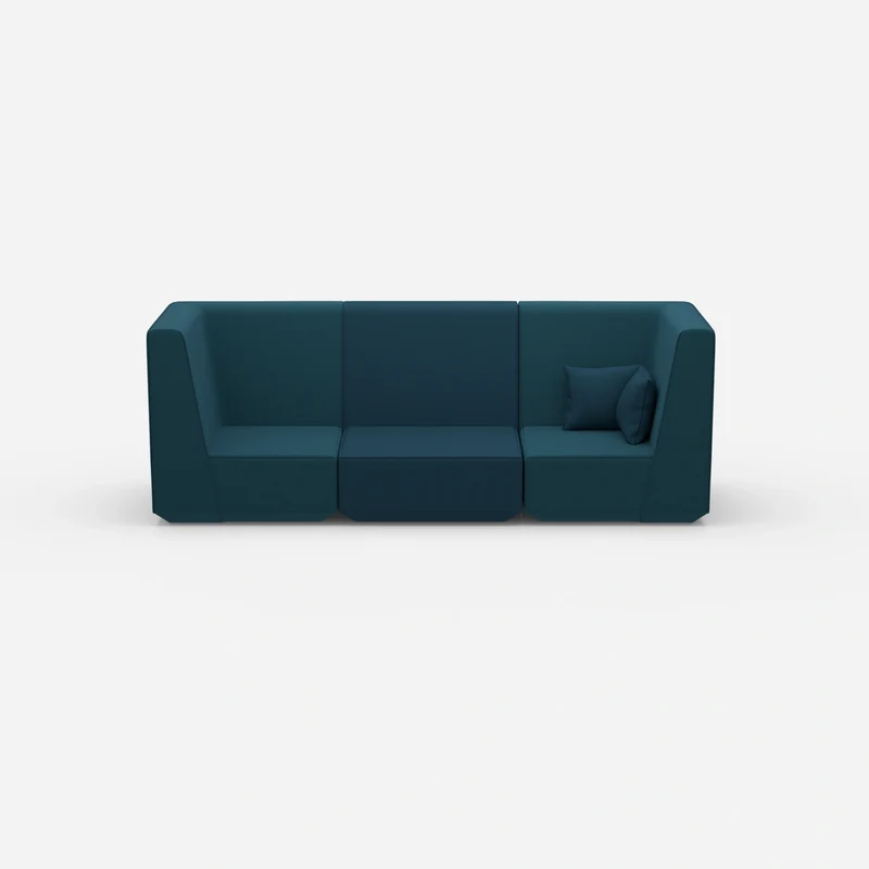 Sofa blau für 3 Personen