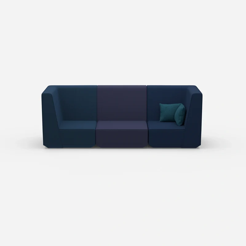 Sofa blau für 3 Personen